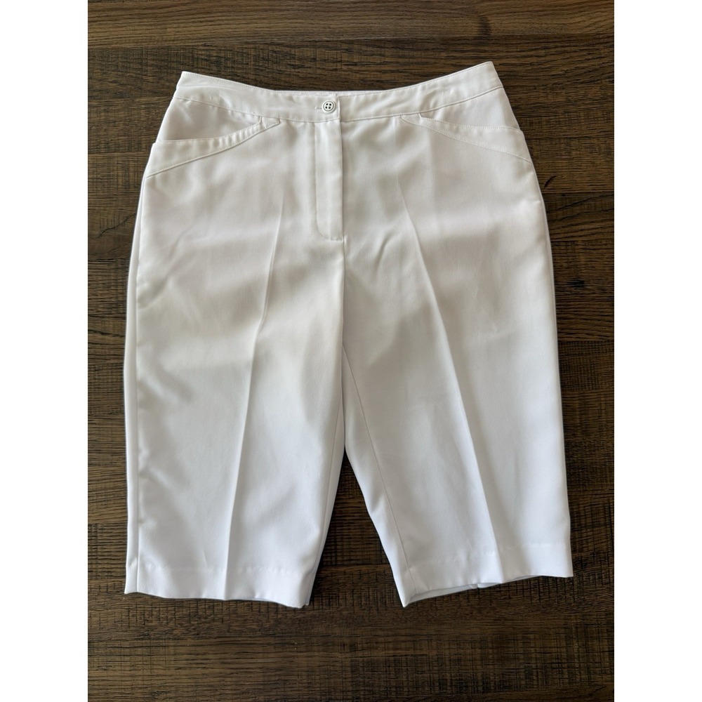 EP  PRO Women's 2 Golf Shorts White Pockets 12" Inseam